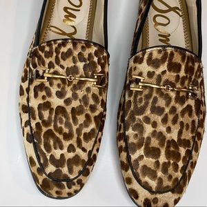 Genuine calf hair loafers shoes